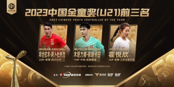 “金帅” “金童”竞争激烈  2023中国金球奖前三揭晓